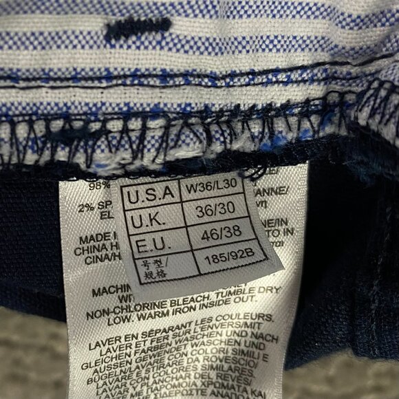 Brooks Brothers 346 Corduroy Pants Men's 36 x 30 Blue Stretch - Picture 6 of 12